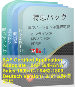 C-TS462-1809 Deutsch 問題集