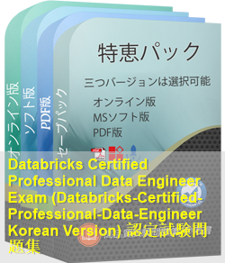 Databricks-Certified-Professional-Data-Engineer Korean 問題集