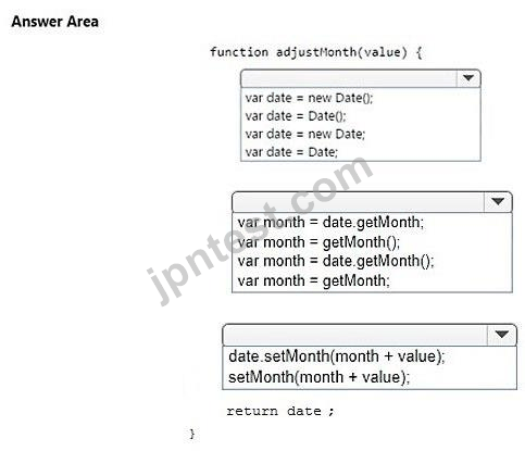 98 382 : introduction to programming using javascript... 98-382無料問題集「Microsoft Introduction to Programming Using JavaScript」